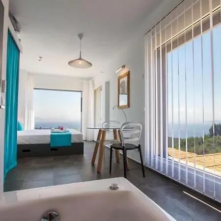 Villa Arkoudi With Sea View Pink Pong Table Field Of Petanque And Cinema