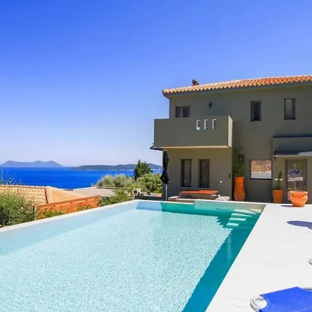 Arkoudi - Enjoy Panoramic Ocean Views From A Serene Mountain Setting Syvota