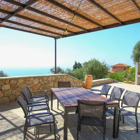 Villa Arkoudi With Sea View Pink Pong Table Field Of Petanque And Cinema *