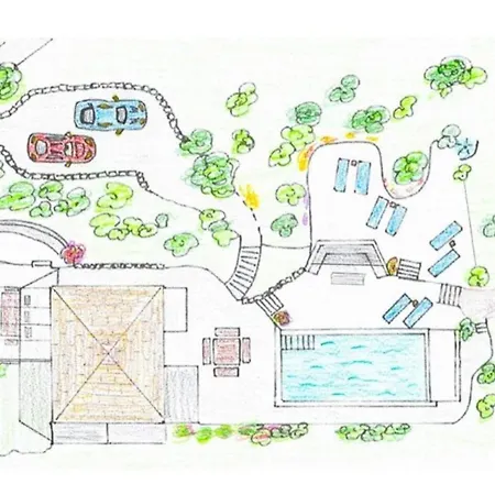 Villa Arkoudi With Sea View Pink Pong Table Field Of Petanque And Cinema *