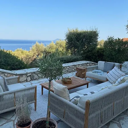 Vilă Arkoudi - Enjoy Panoramic Ocean Views From A Serene Mountain Setting