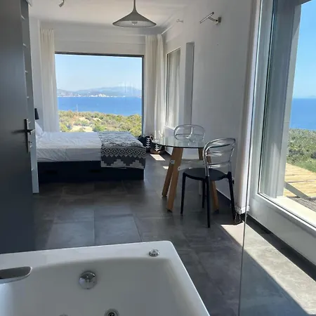 Arkoudi - Enjoy Panoramic Ocean Views From A Serene Mountain Setting Луксозна вила *